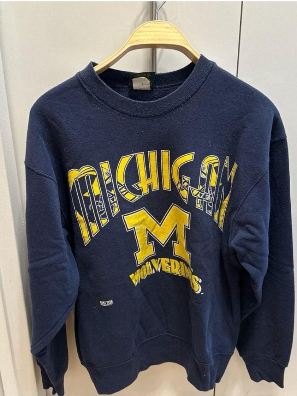 Vintage 90s NCAA University of Michigan Wolverines Sweatshirt XL - The Real Deal